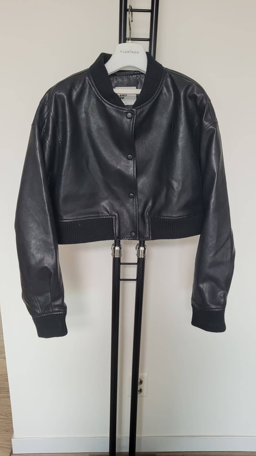 에잇세컨즈  숏레더 자켓_S사이즈 상품이미지4