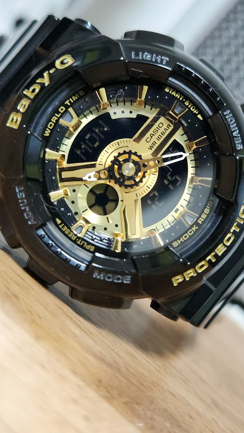 # 지샥 카시오 베이비지 아나디지 검금 시계 급처 / 여자지샥 상품이미지10