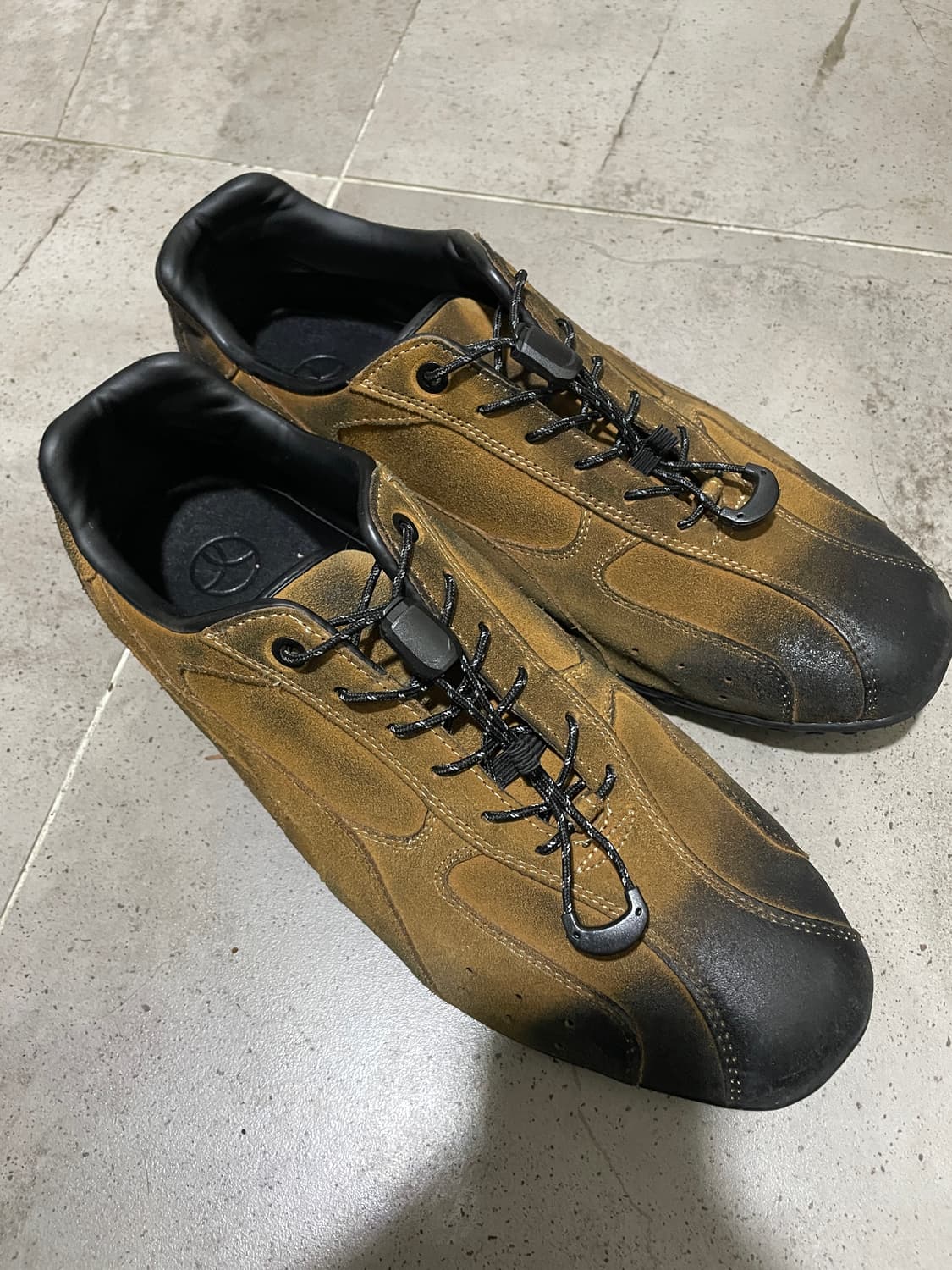 스파이더 왁스 워싱 스니커즈 머스타드 상품이미지3