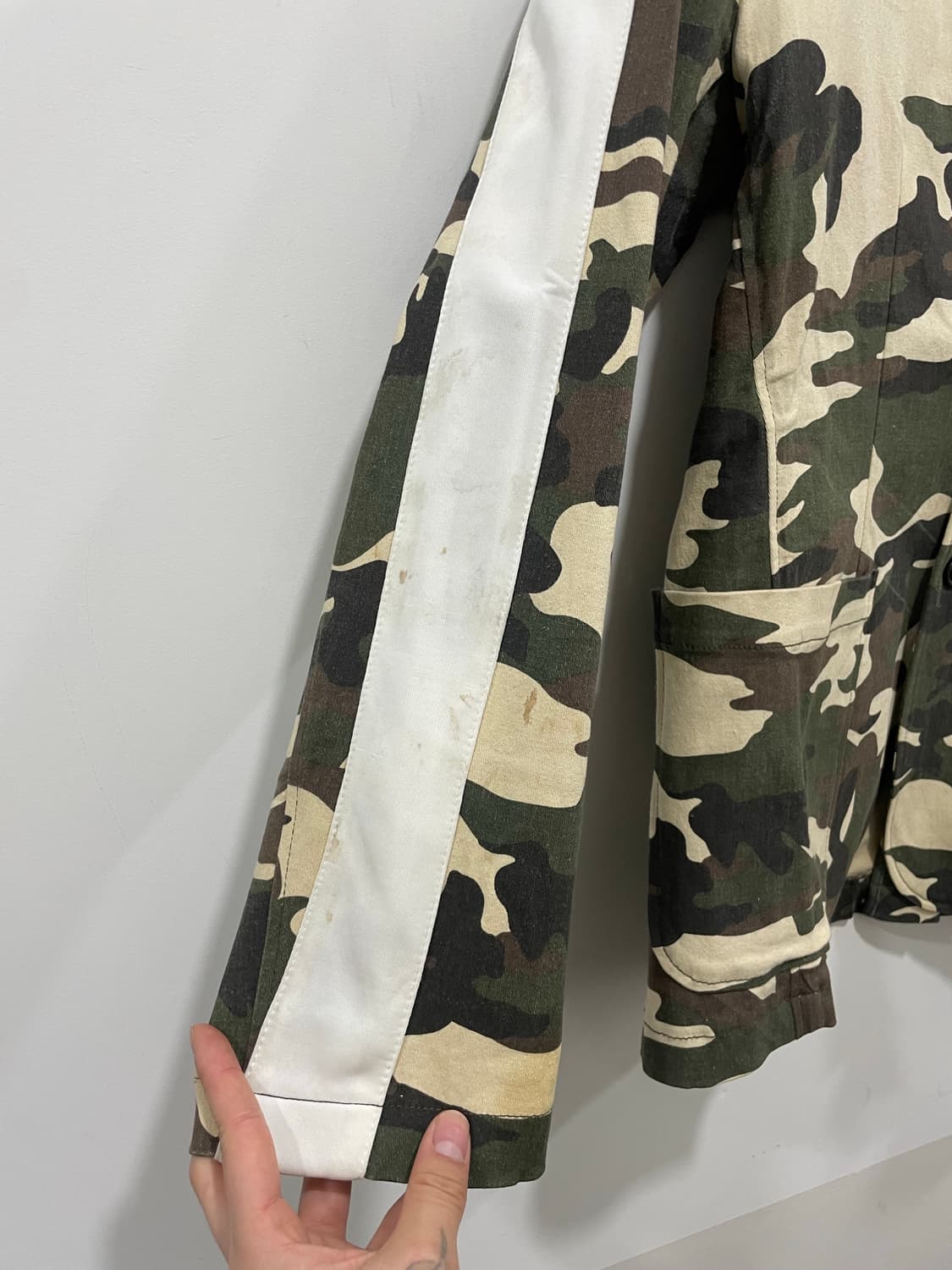 Jpn SUPERTHANKS 카모플라쥬 사이드 테이핑  블레이저 자켓 상품이미지8