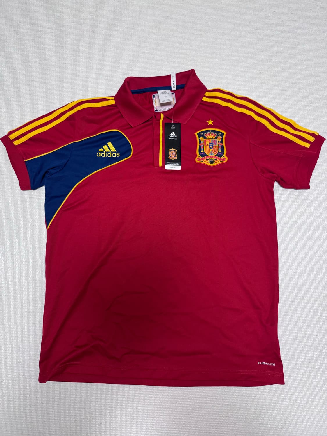 반택포) 아디다스 스페인 국대 12-13 유니폼 110 새상품 상품이미지1