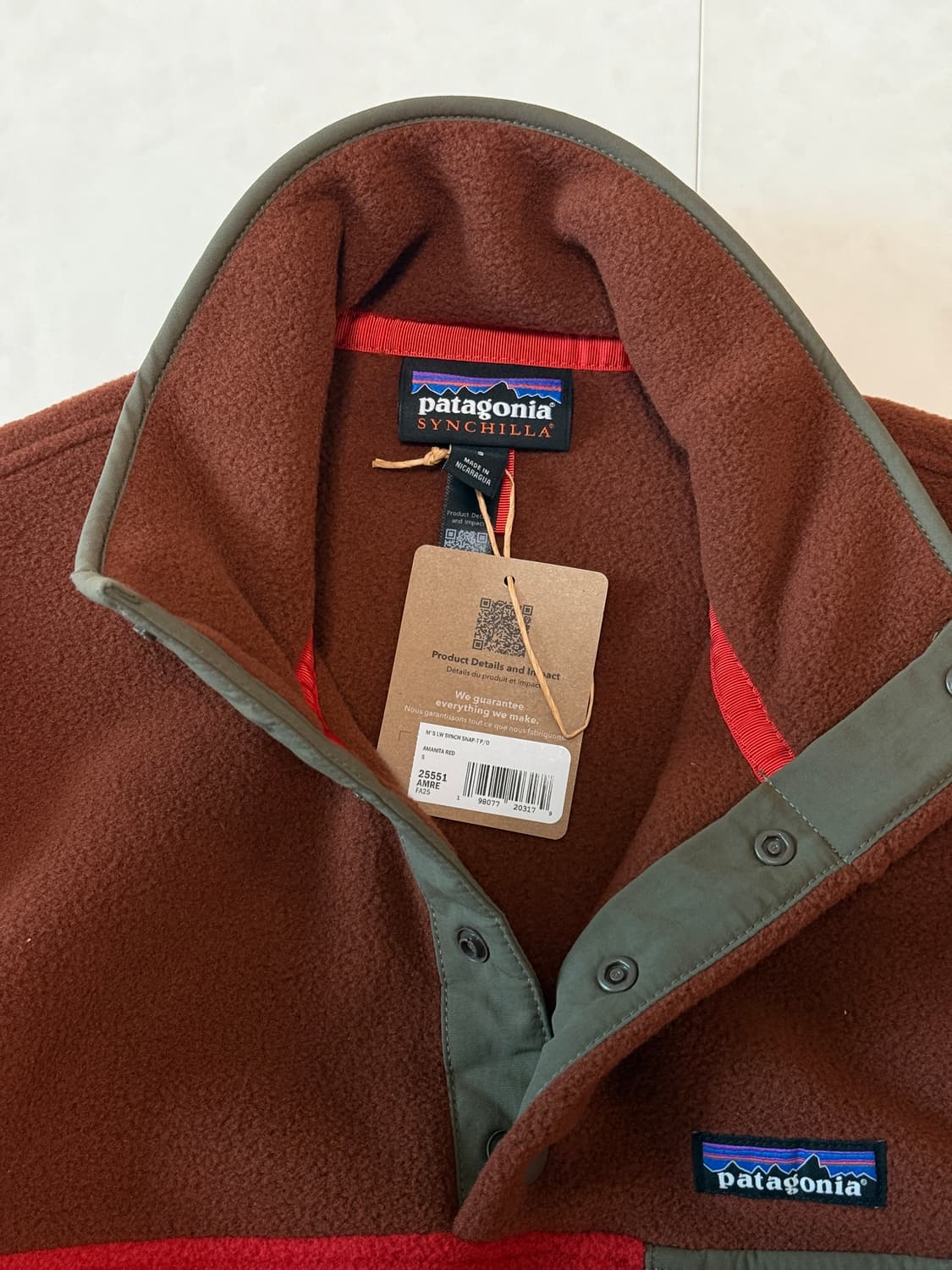 파타고니아 신칠라 레드  상품이미지3