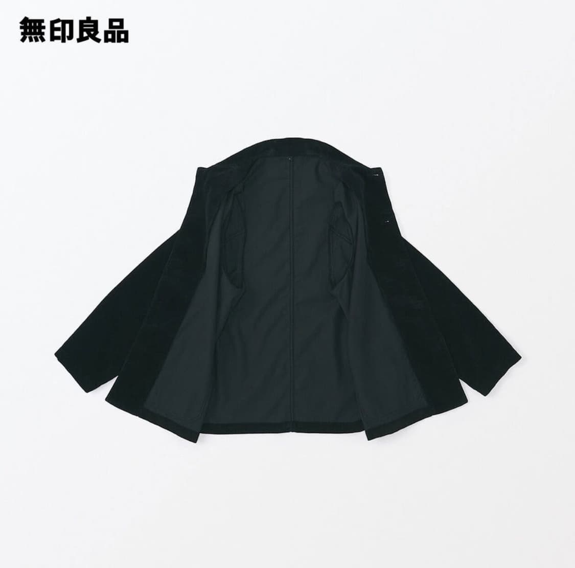 무인양품 코듀로이 재킷 블랙 S 상품이미지3