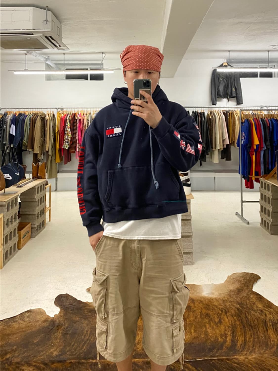 TOMMY HILFIGER flag hood t-shirts 상품이미지1