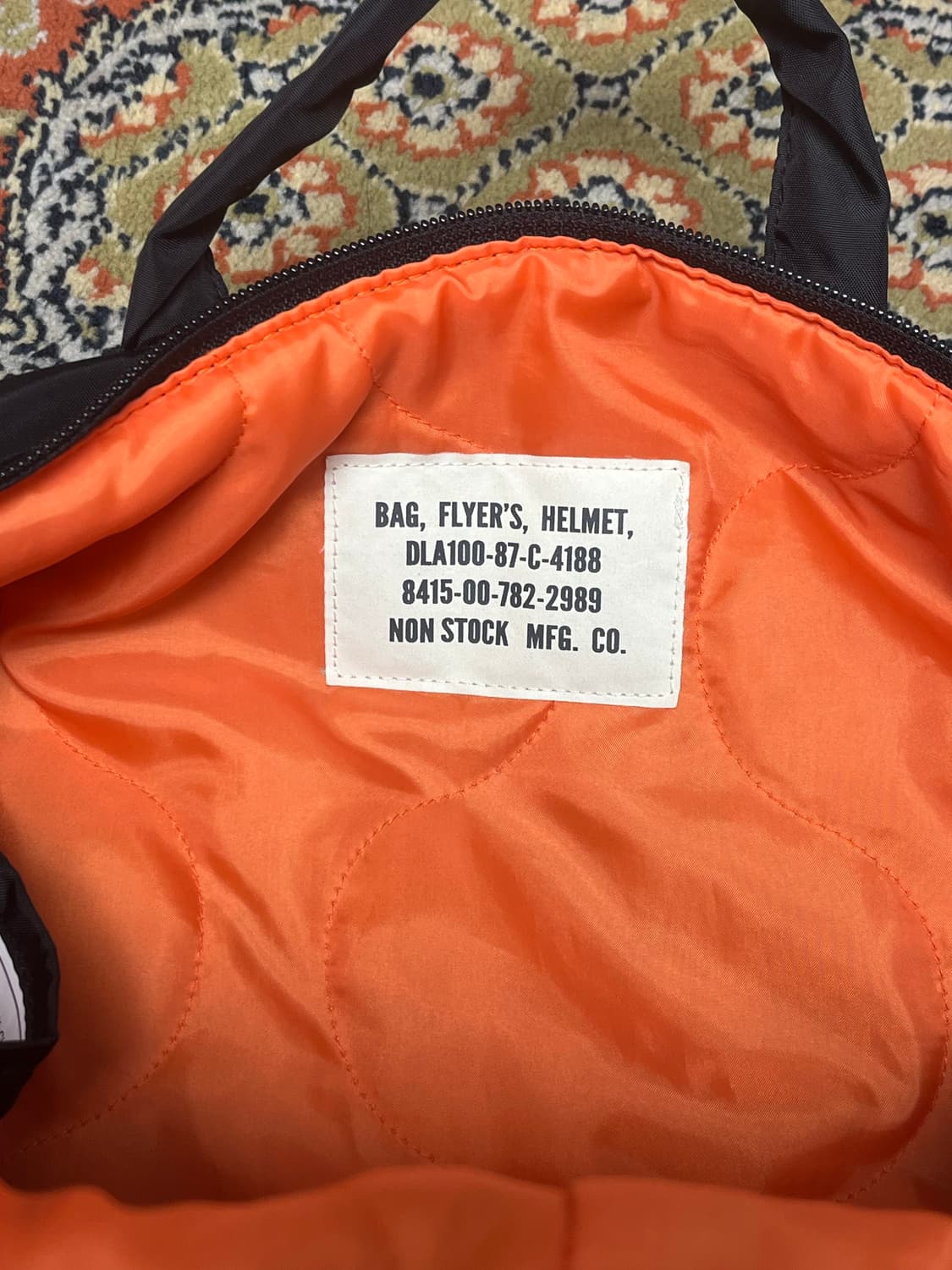 [FREE] 논스탁 NONSTOCK 밀리터리 헬멧백 블랙 상품이미지3