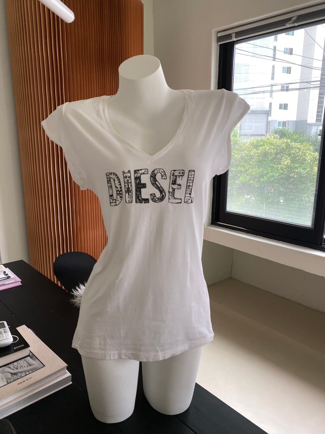 디젤 두들 브이넥 반팔 상품이미지5