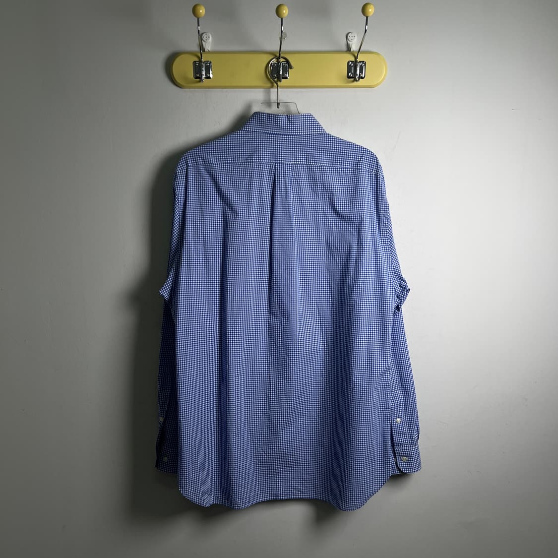 폴로 랄프로렌 슬림핏 블루 체크 셔츠 105 상품이미지2