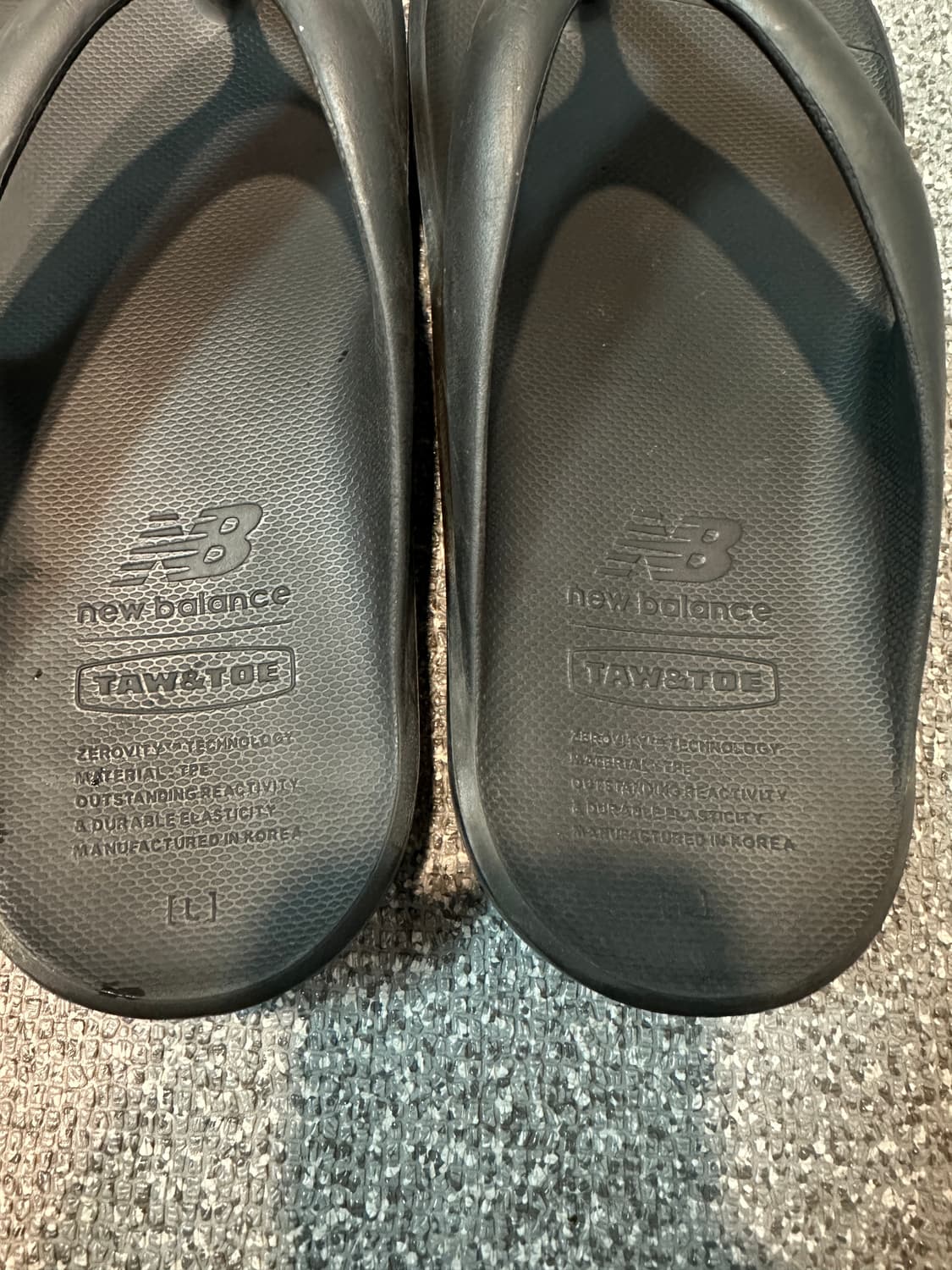 뉴발란스 x 토앤토 플립플랍 쪼리 슬리퍼 팝니다! 상품이미지3