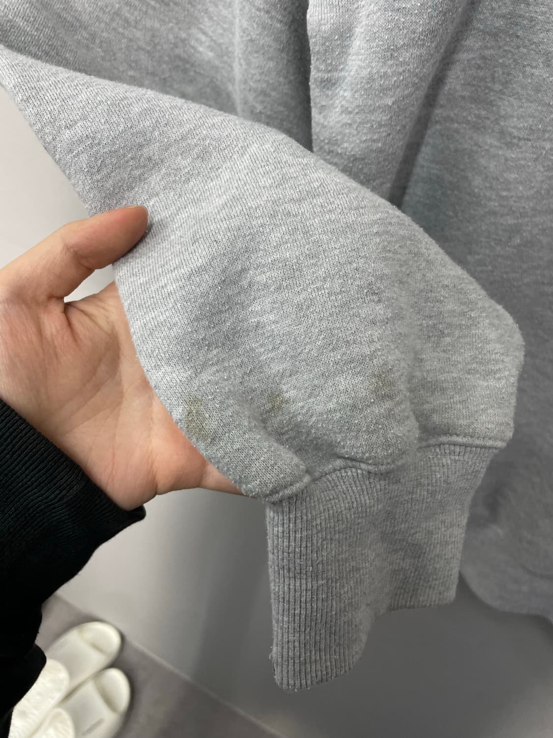 디스이즈네버댓 센터로고 그레이 후드티 H2596 상품이미지8