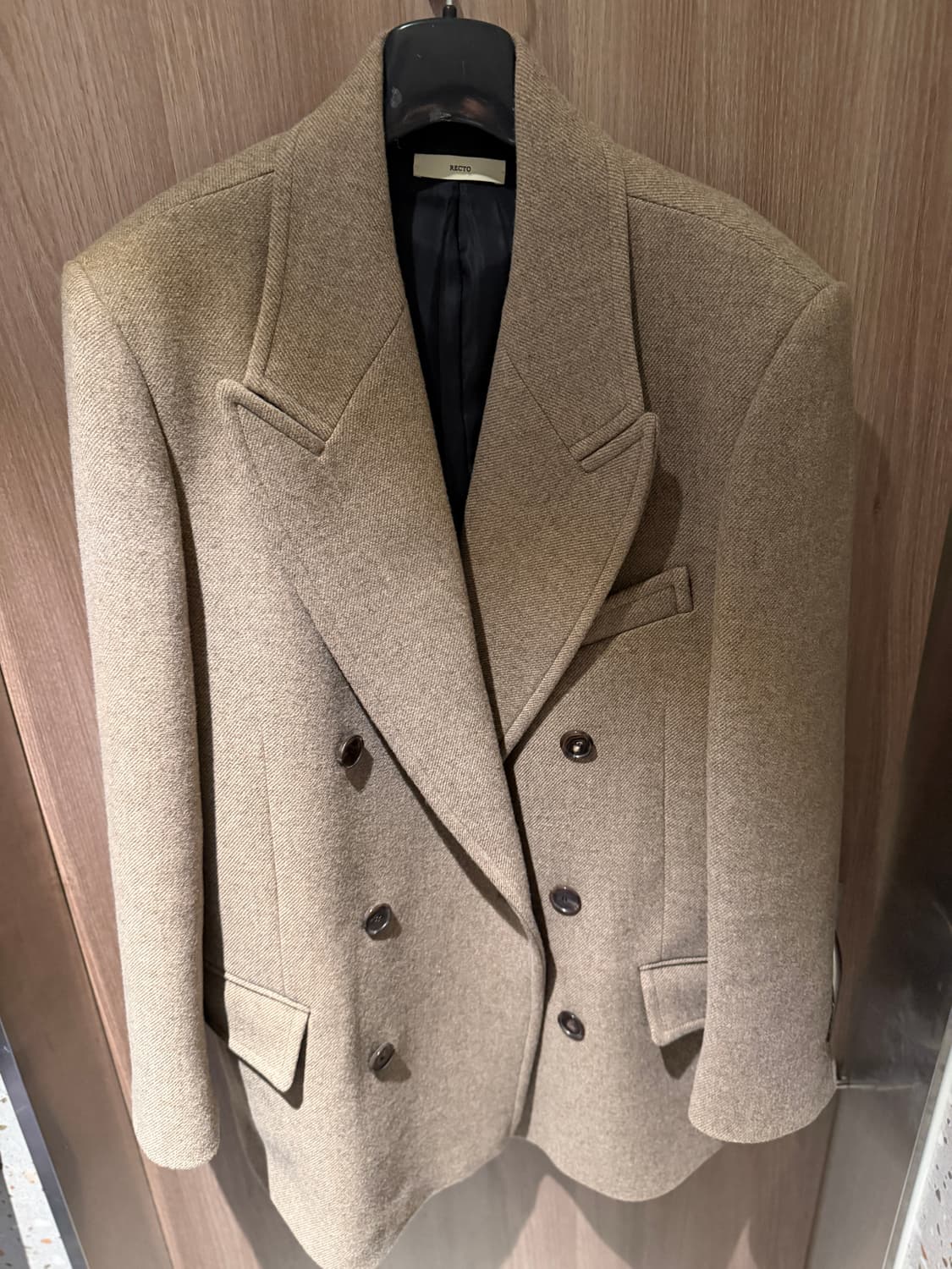 렉토 하프코트 베이지 M 상품이미지2