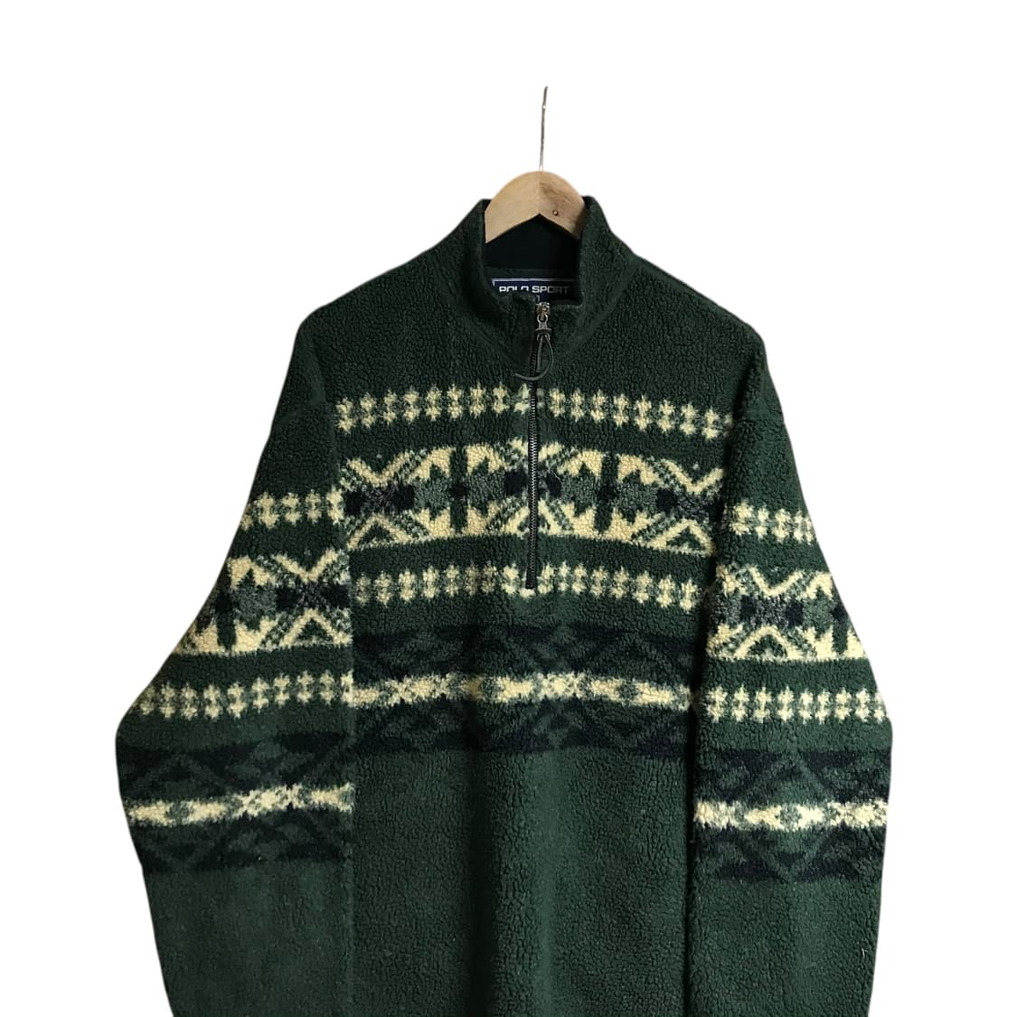 폴로스포츠 90s 패턴 후리스 아노락 상품이미지2