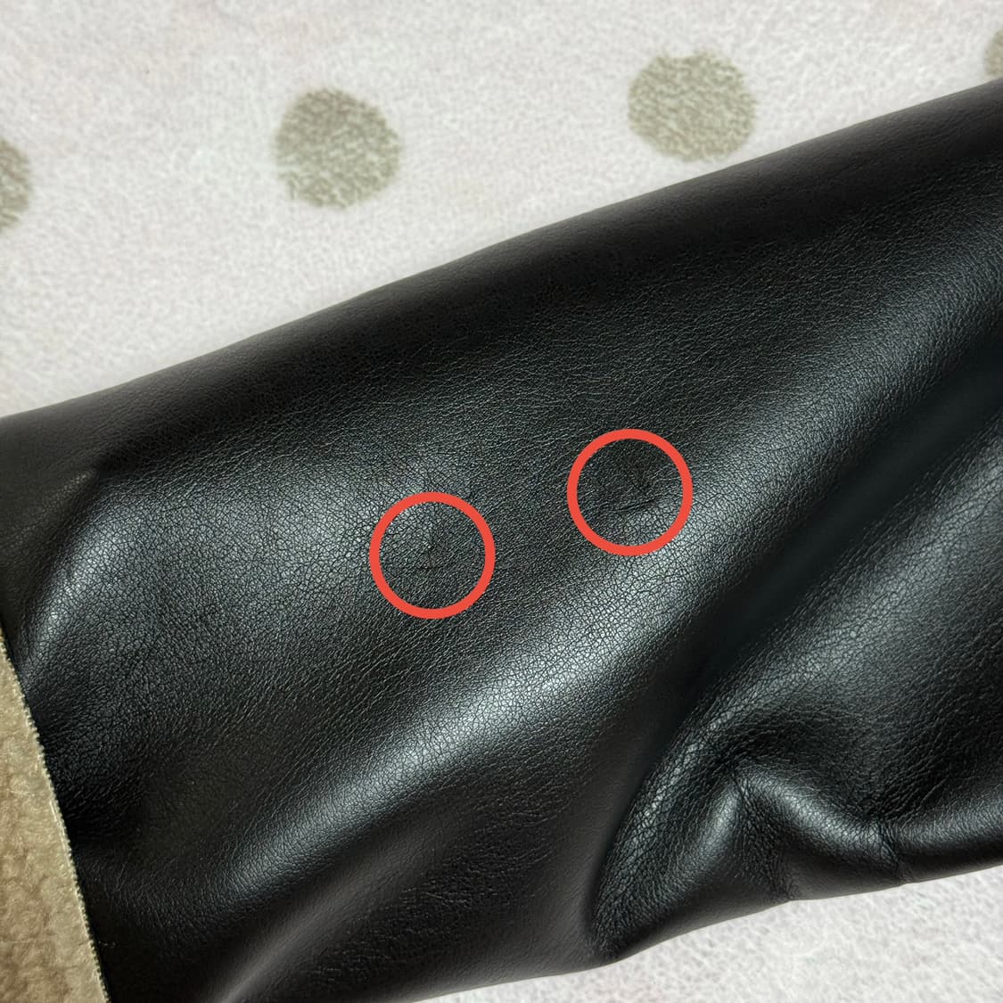 콜릿 크롭 무스탕 플리스 자켓 상품이미지6