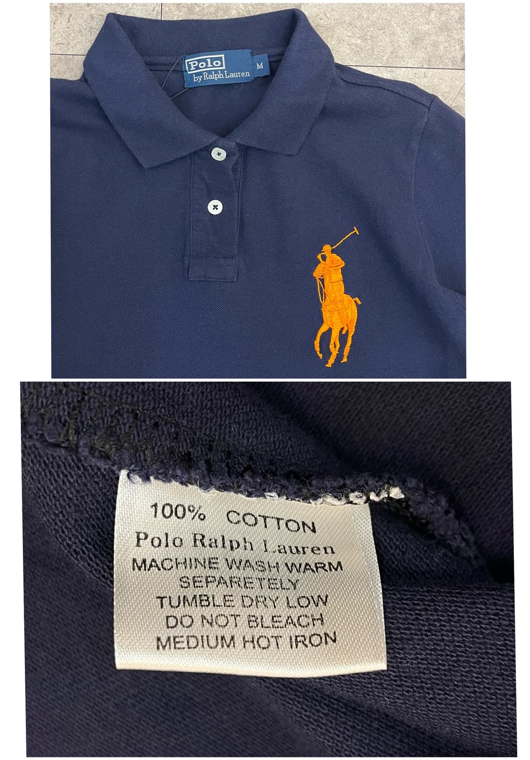 폴로 랄프로렌 빅포니 반팔 카라 원피스 네이비 M #csz3800  *사 상품이미지3