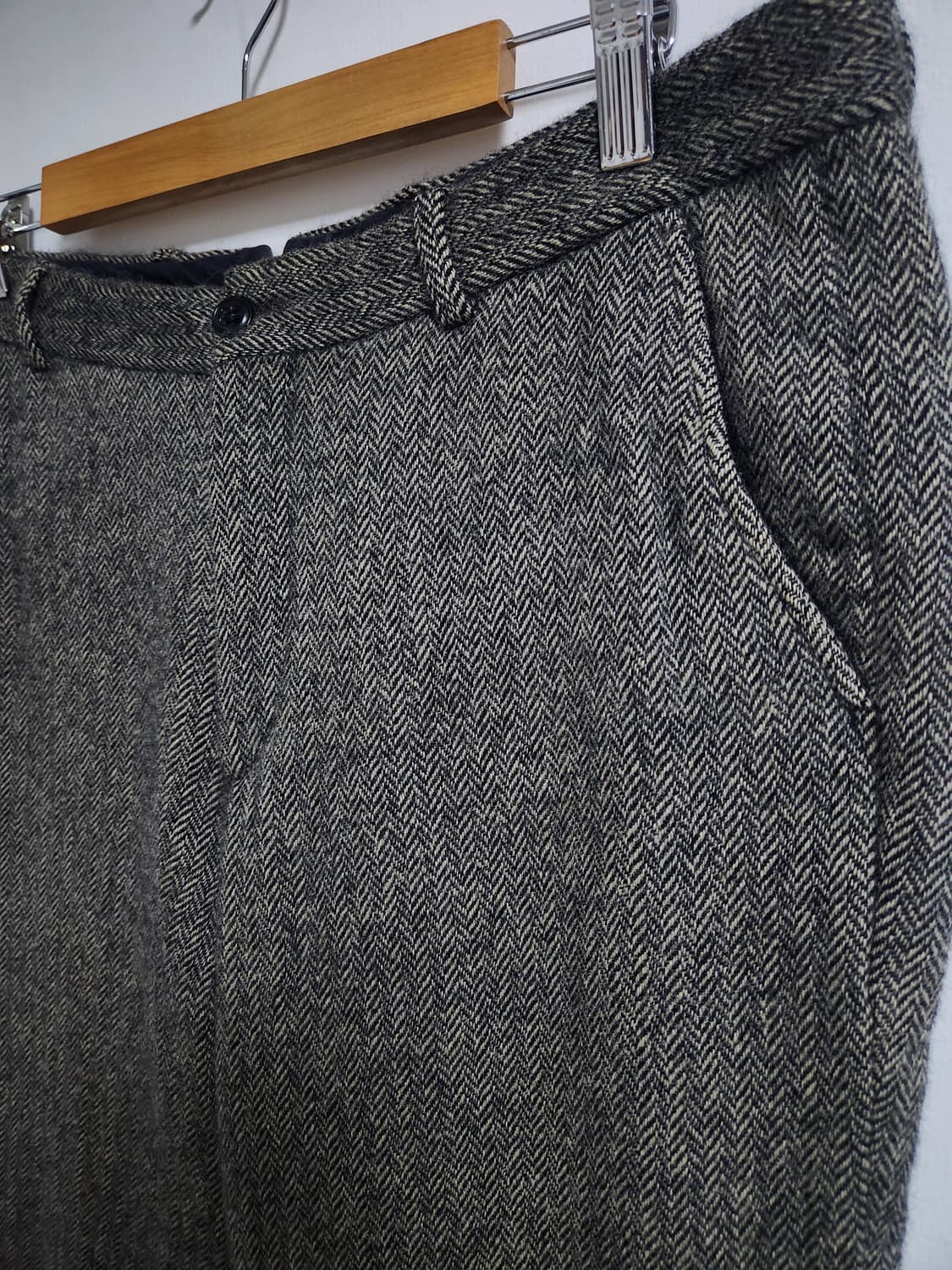 Unity 헤비 헤링본 울 트리우져(ITALYmade) 상품이미지4