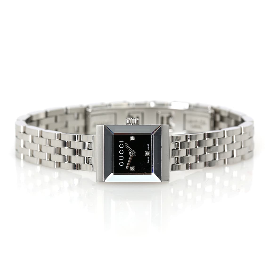 구찌 다이아 워치 128.5 스틸 미니 시계 팔찌 YA128507 상품이미지1