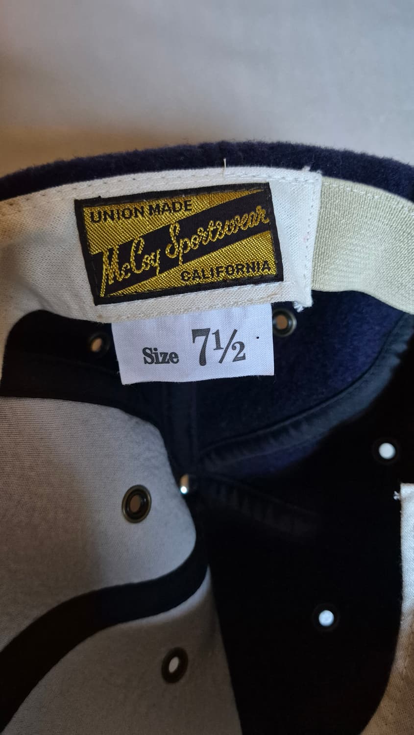 리얼맥코이 네이비 울 베이스볼캡 상품이미지3