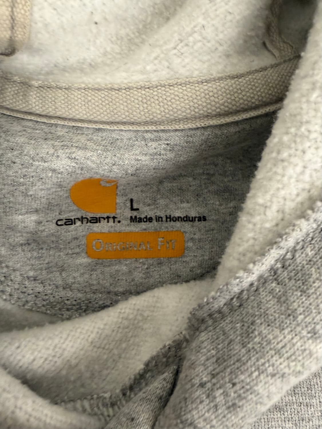 [L] 칼하트 회색 후드티 상품이미지4