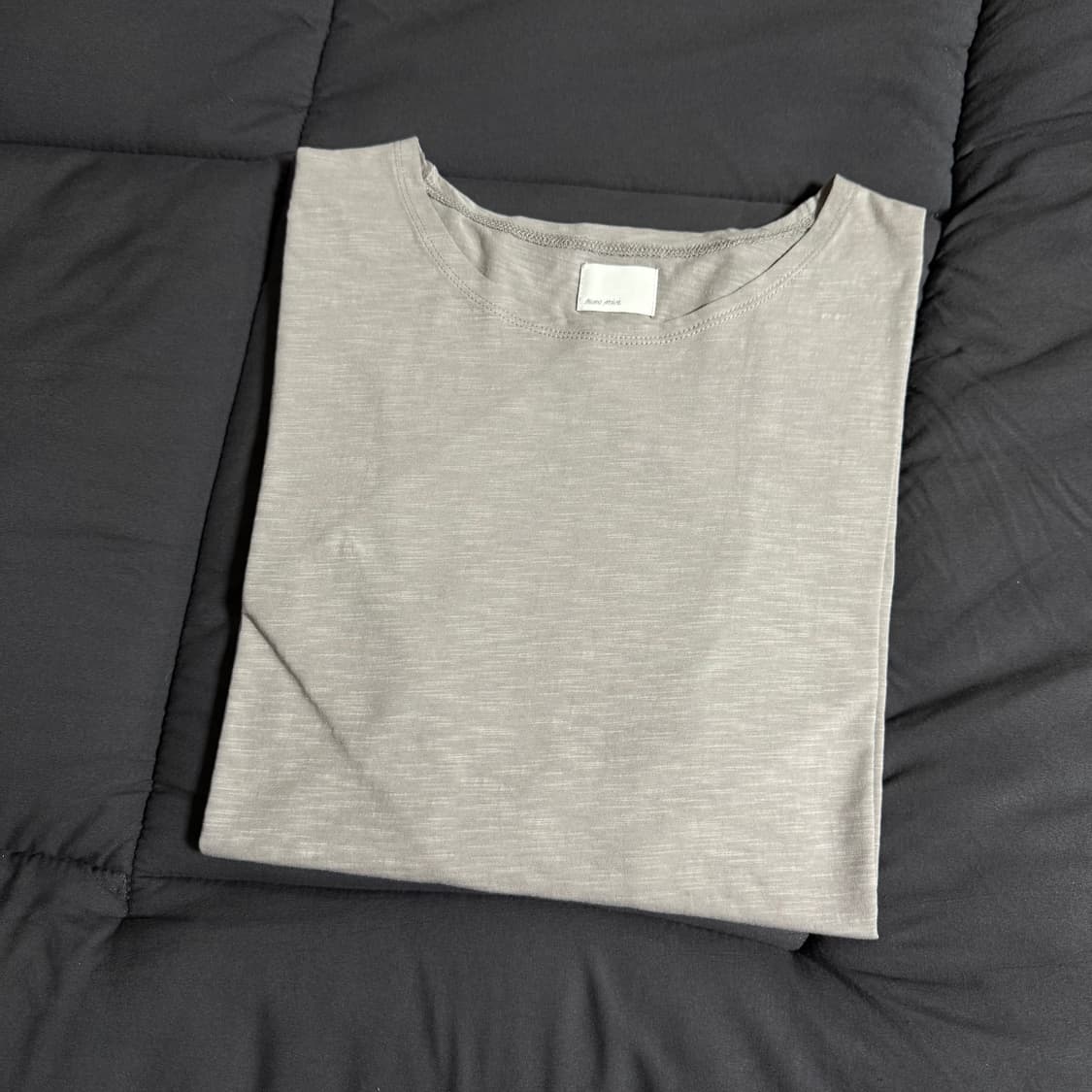 3) 모노프리베 텍스처 롤 롱슬리브 포그 상품이미지1