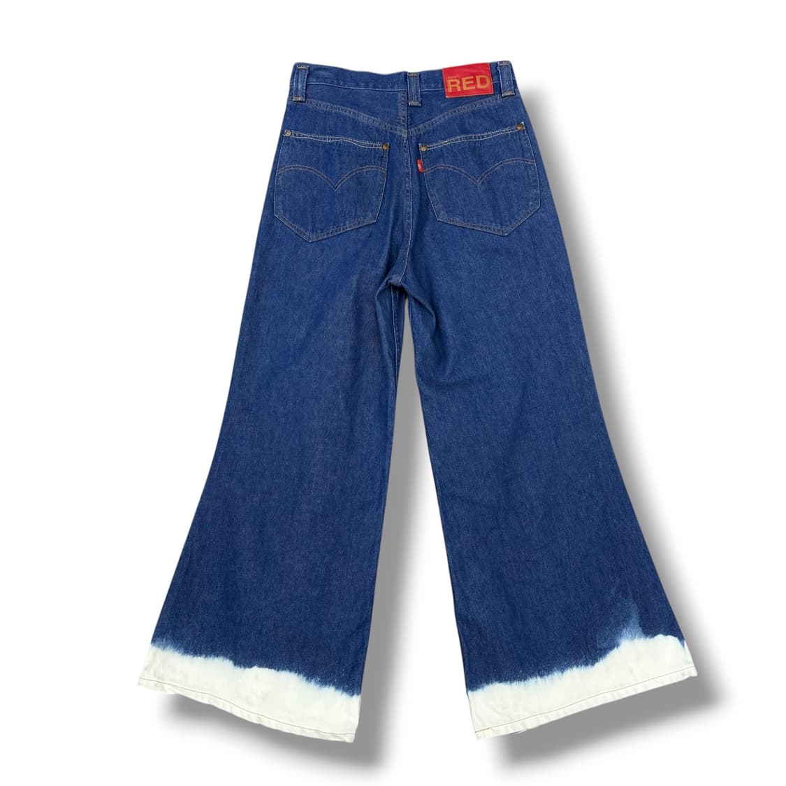 리바이스 레드탭 데님 그라데이션 와이드 부츠컷 플레어진 상품이미지1
