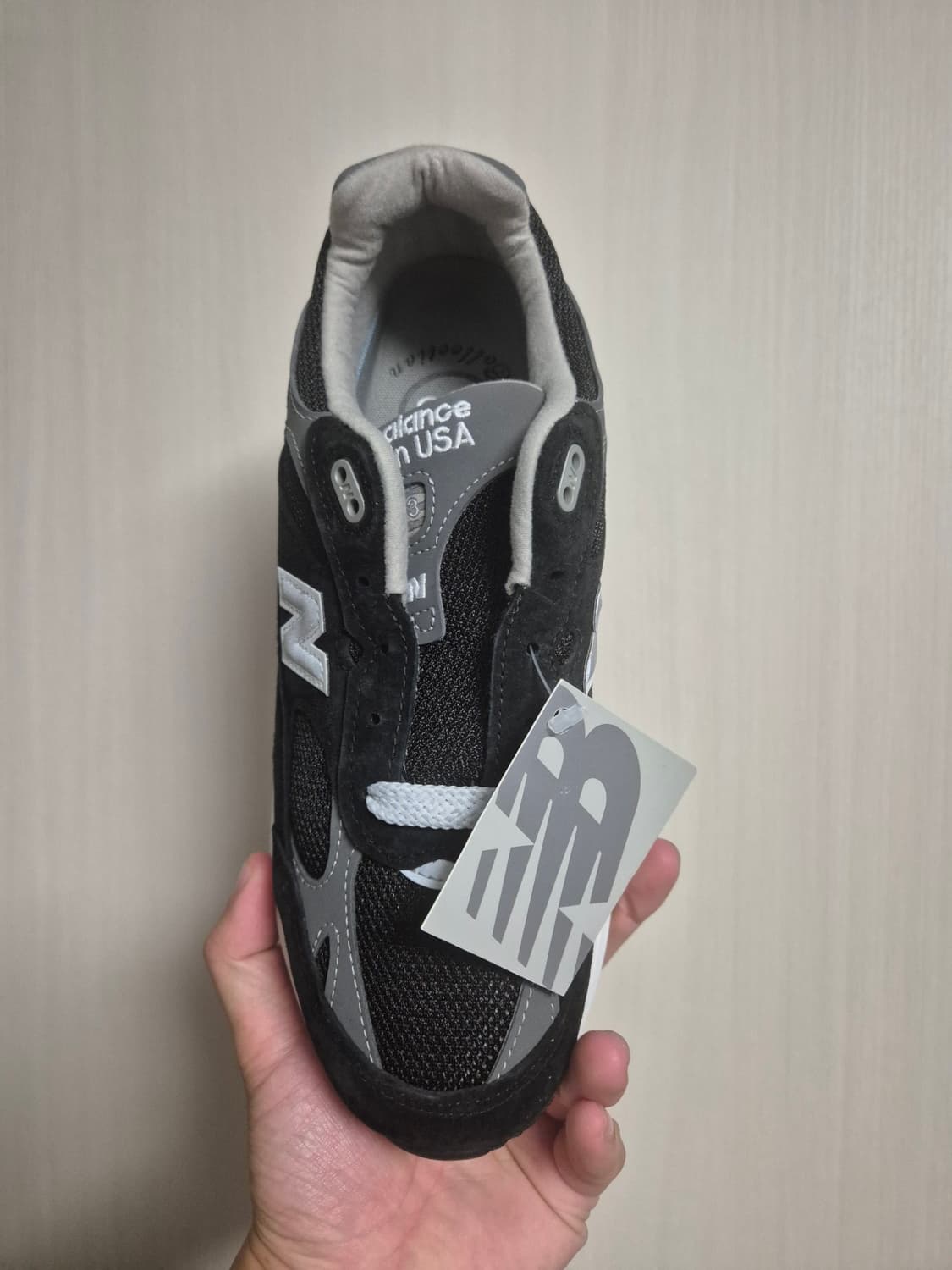 [새상품/W255] 뉴발란스 993 메이드 인 USA 블랙 - B 상품이미지2