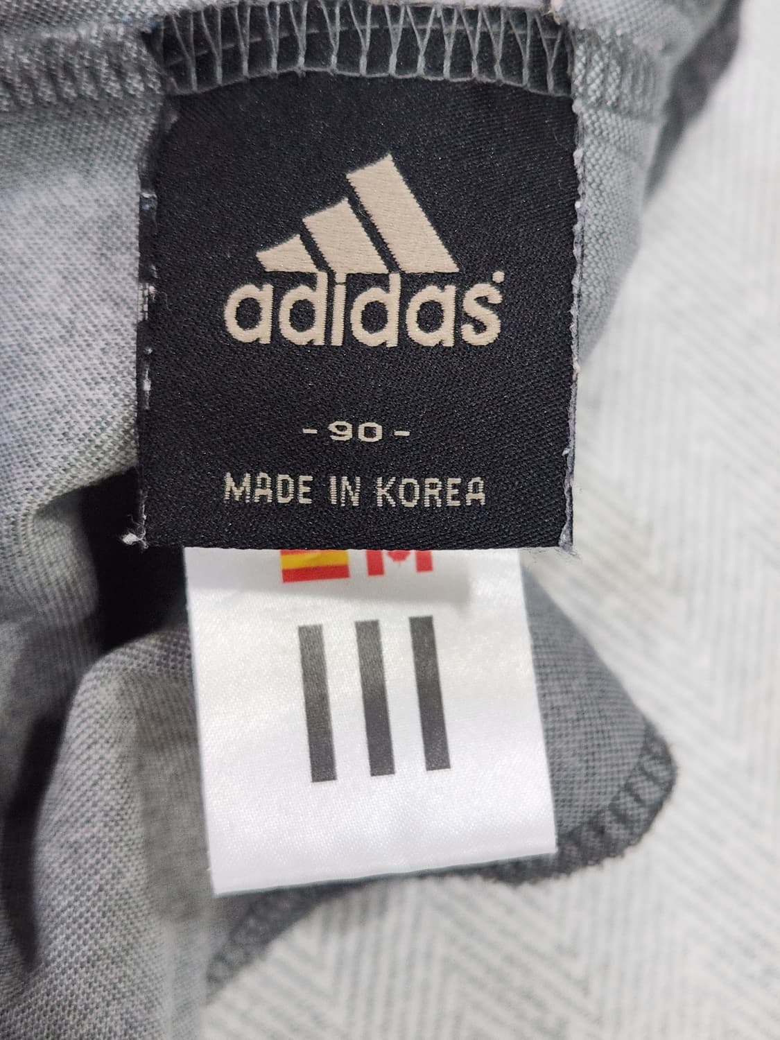 [90] 아디다스 그레이 7부 트레이닝 반바지 여성 90 상품이미지6