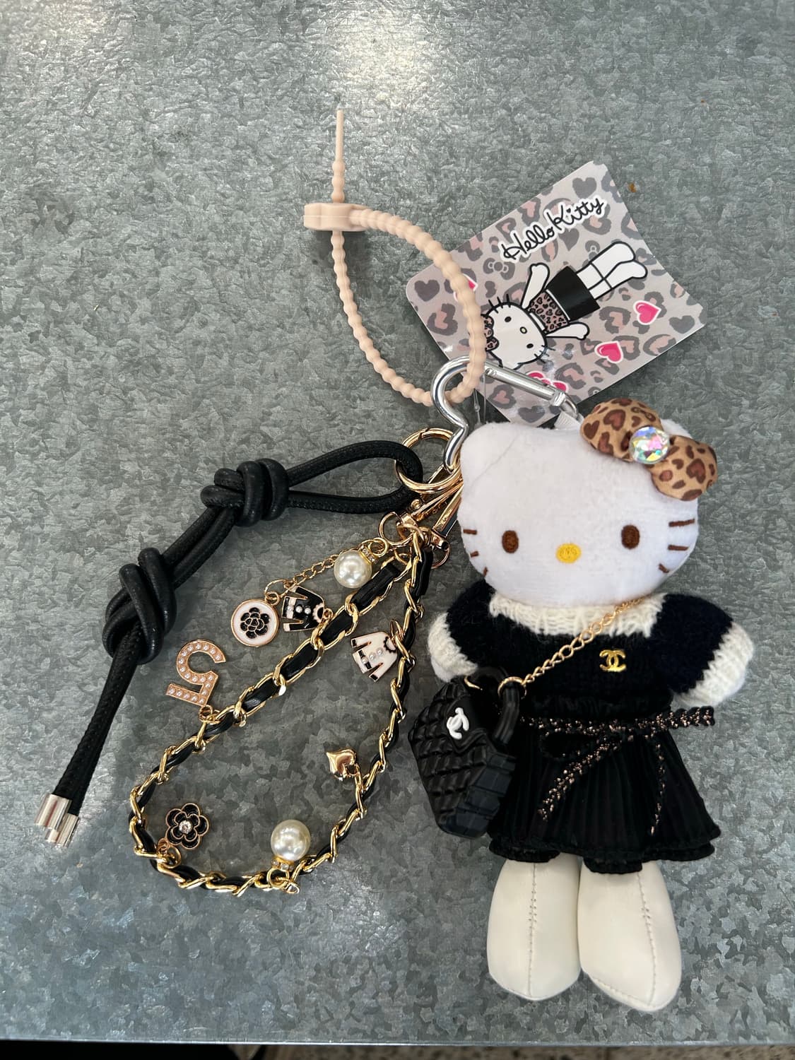 (26)롱다리키티 커스텀키링-🖤 Black Classic 🖤 상품이미지8