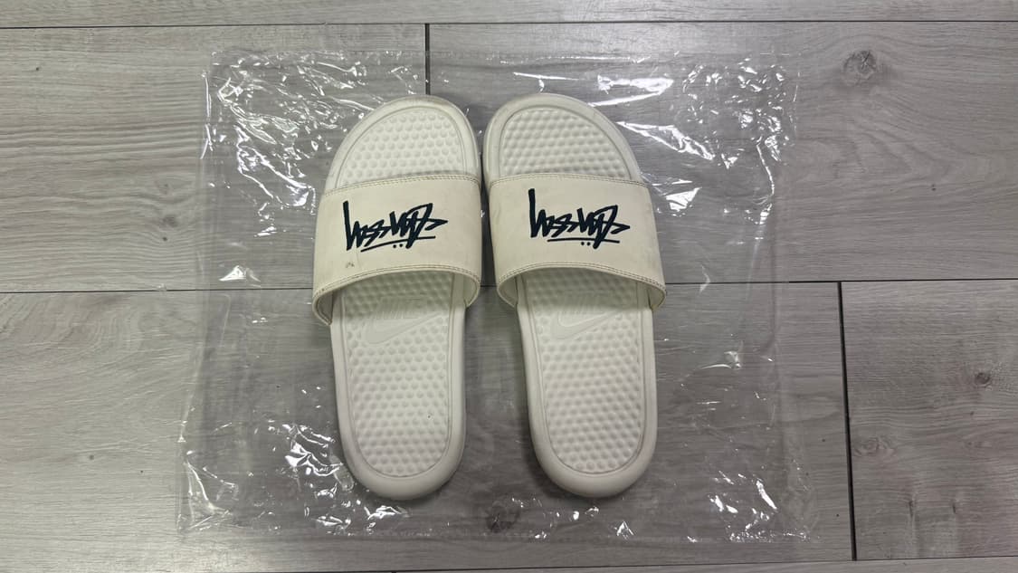 Nike x Stussy Benassi Slide Sail 상품이미지1