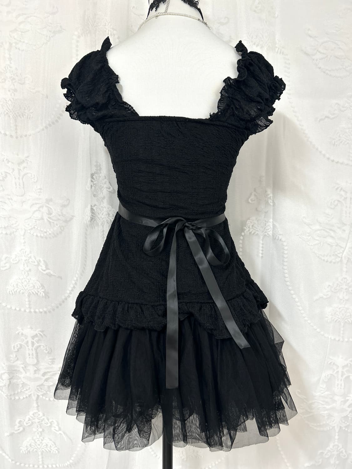 handmade dark coqatte top 고스로리 히메갸루 상품이미지2