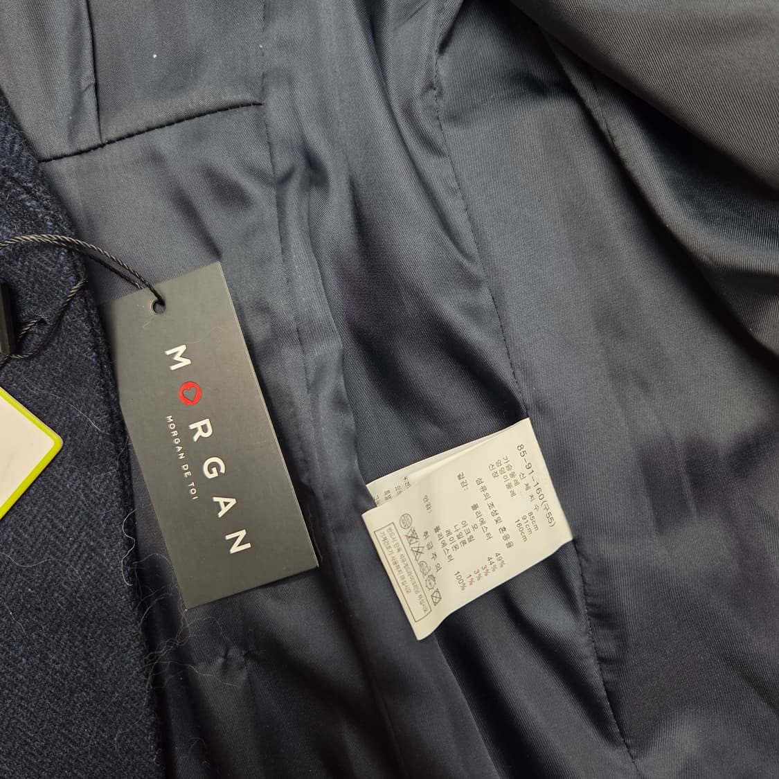Morgan 모르간 헤링본 더블 브레스티드 자켓 상품이미지4