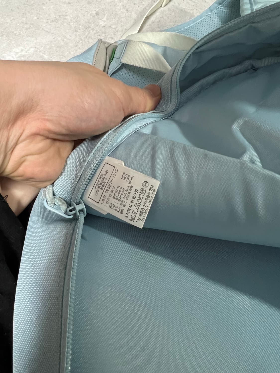 노스페이스 소라색 하늘색 백팩 Y2K 상품이미지5