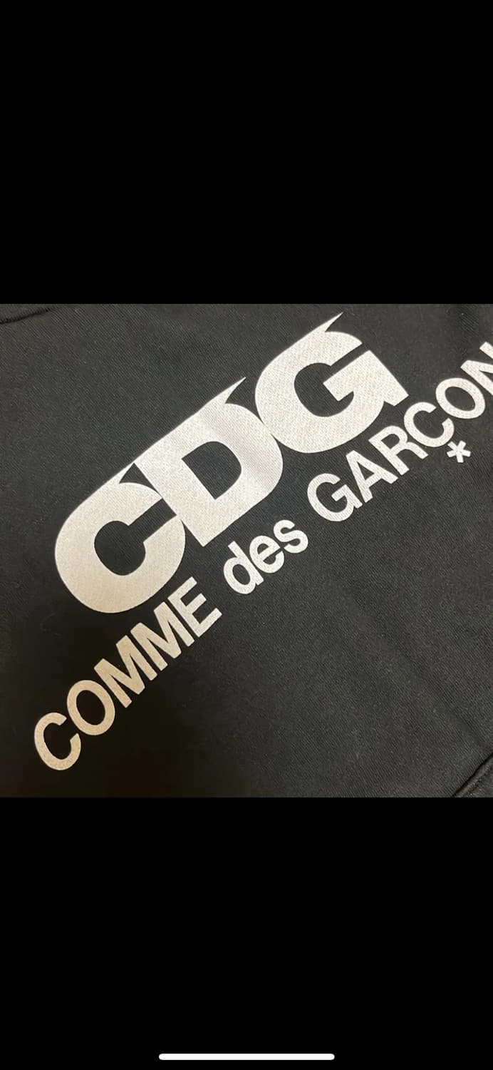 CDG 후드 스웨트셔츠 블랙 M 상품이미지2