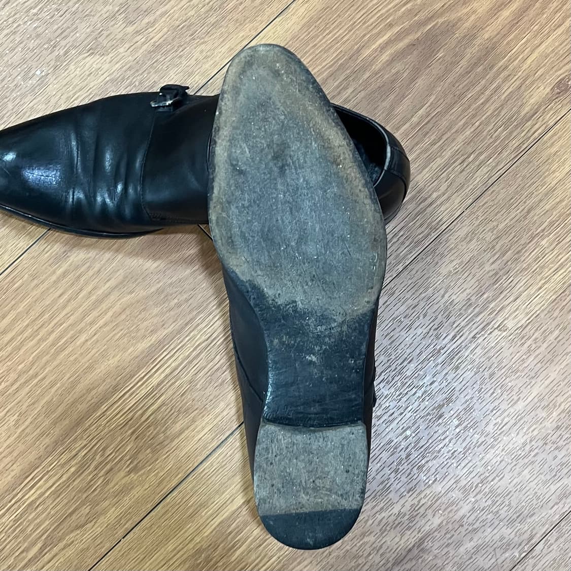 Prada Double Strap Monk Loafers 상품이미지6