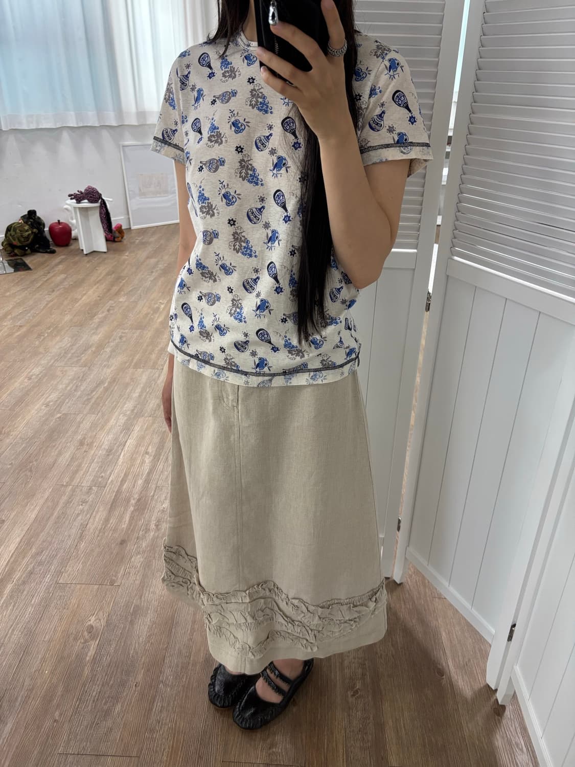 꼼데가르송 패턴 탑 상품이미지5