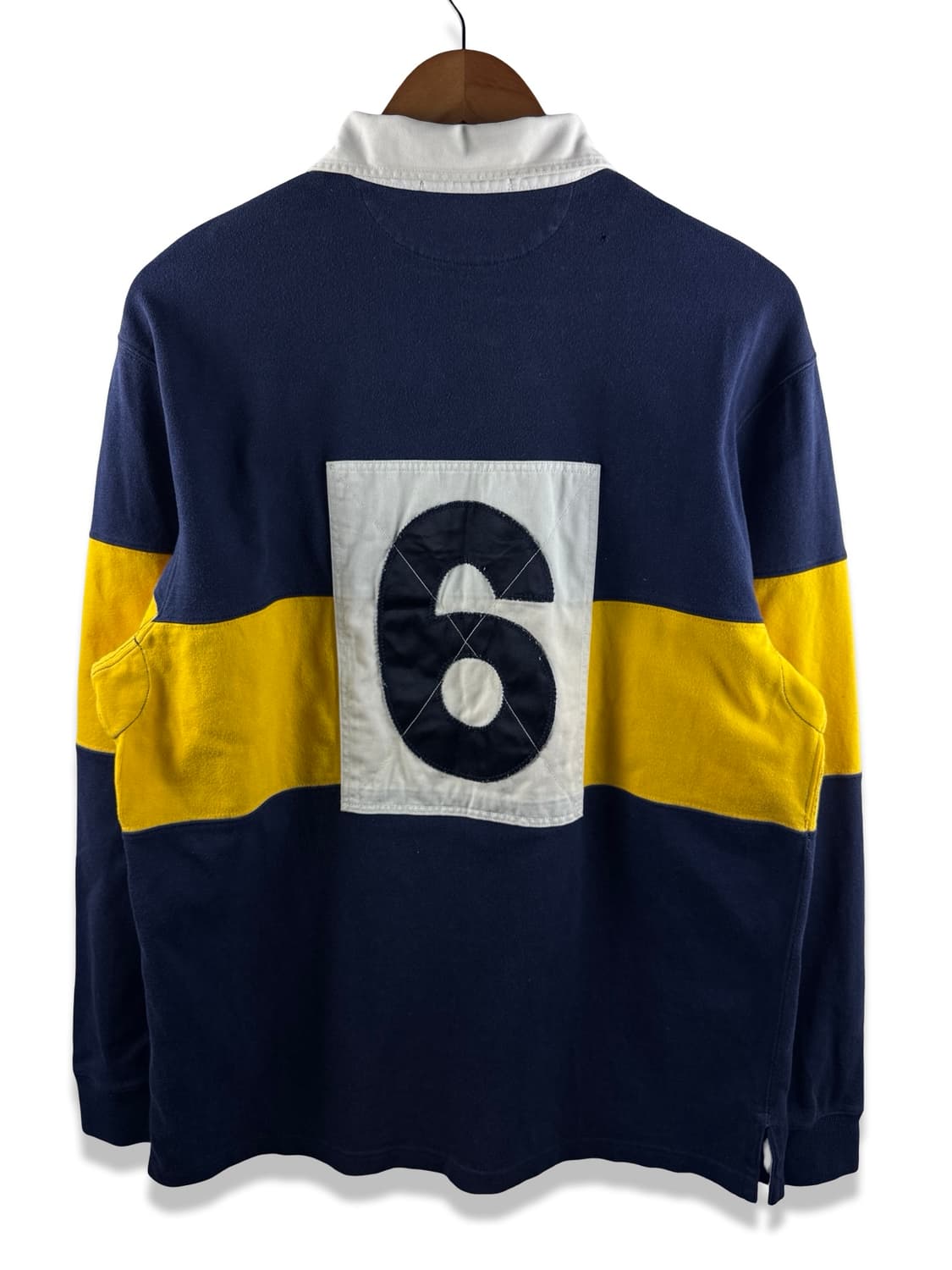 폴로랄프로렌 네이비 옐로우 럭비셔츠2830 상품이미지2