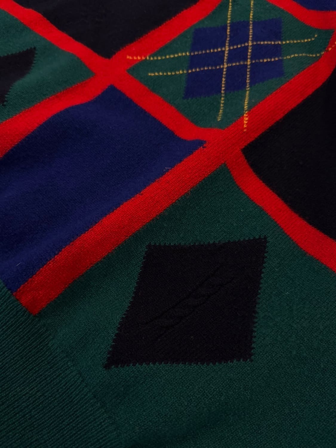 프링글오브스코틀랜드 아가일패턴 니트 남성105 상품이미지7