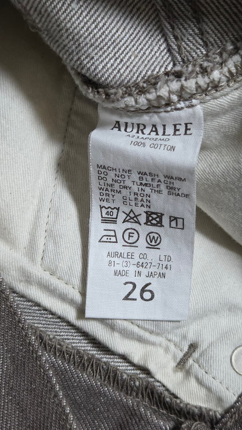 오라리 Auraree  하드 트위스트 데님 26 상품이미지4