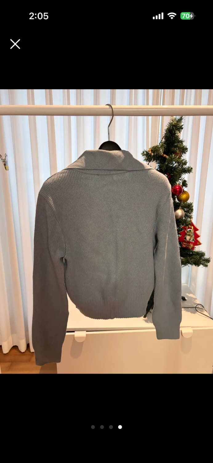 소라색 게스 집업 상품이미지4