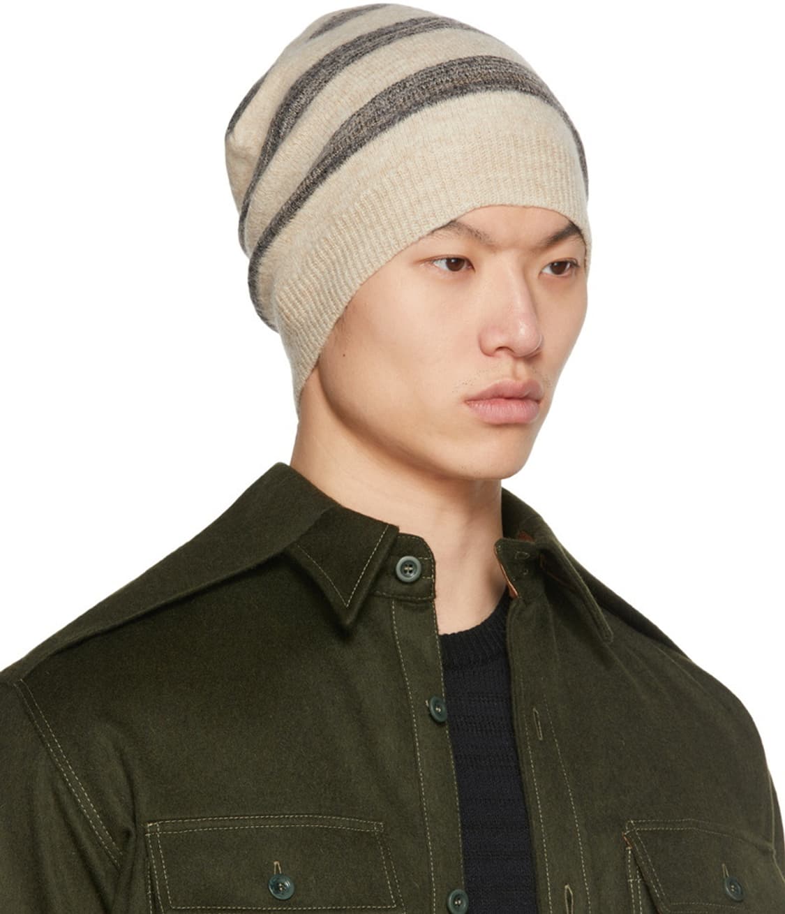 Margiela 마르지엘라 스트라이프 비니 상품이미지3