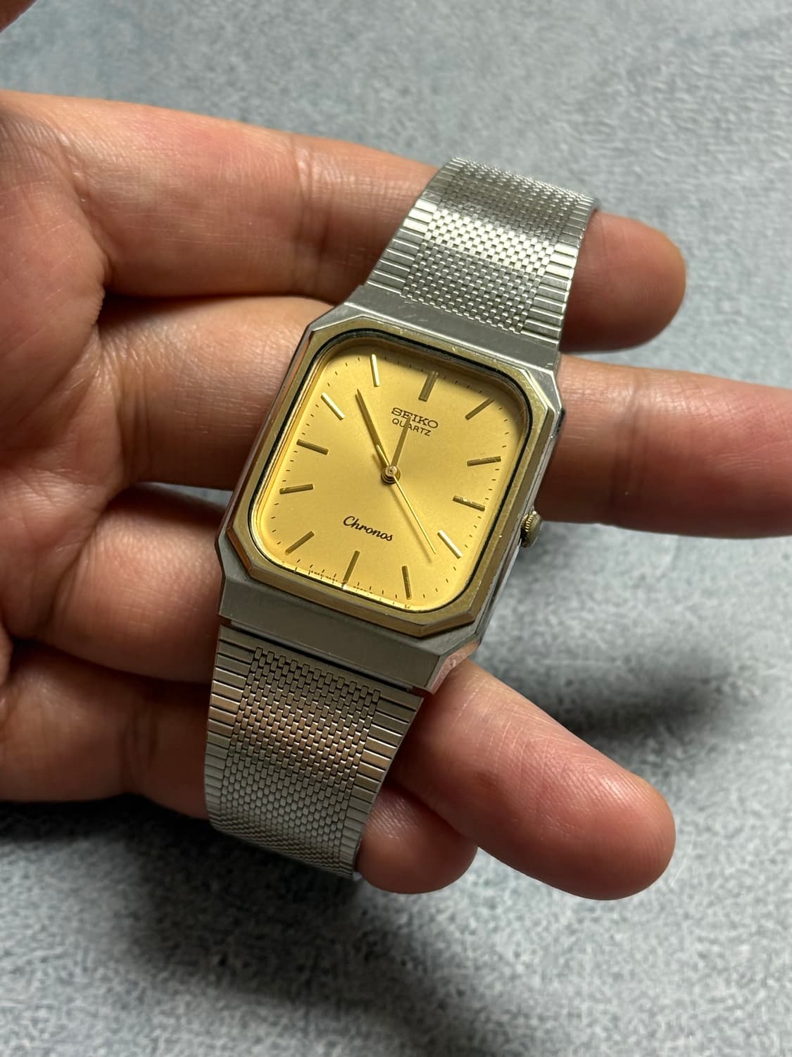 Seiko 세이코 Chronos 스퀘어 1985 상품이미지3