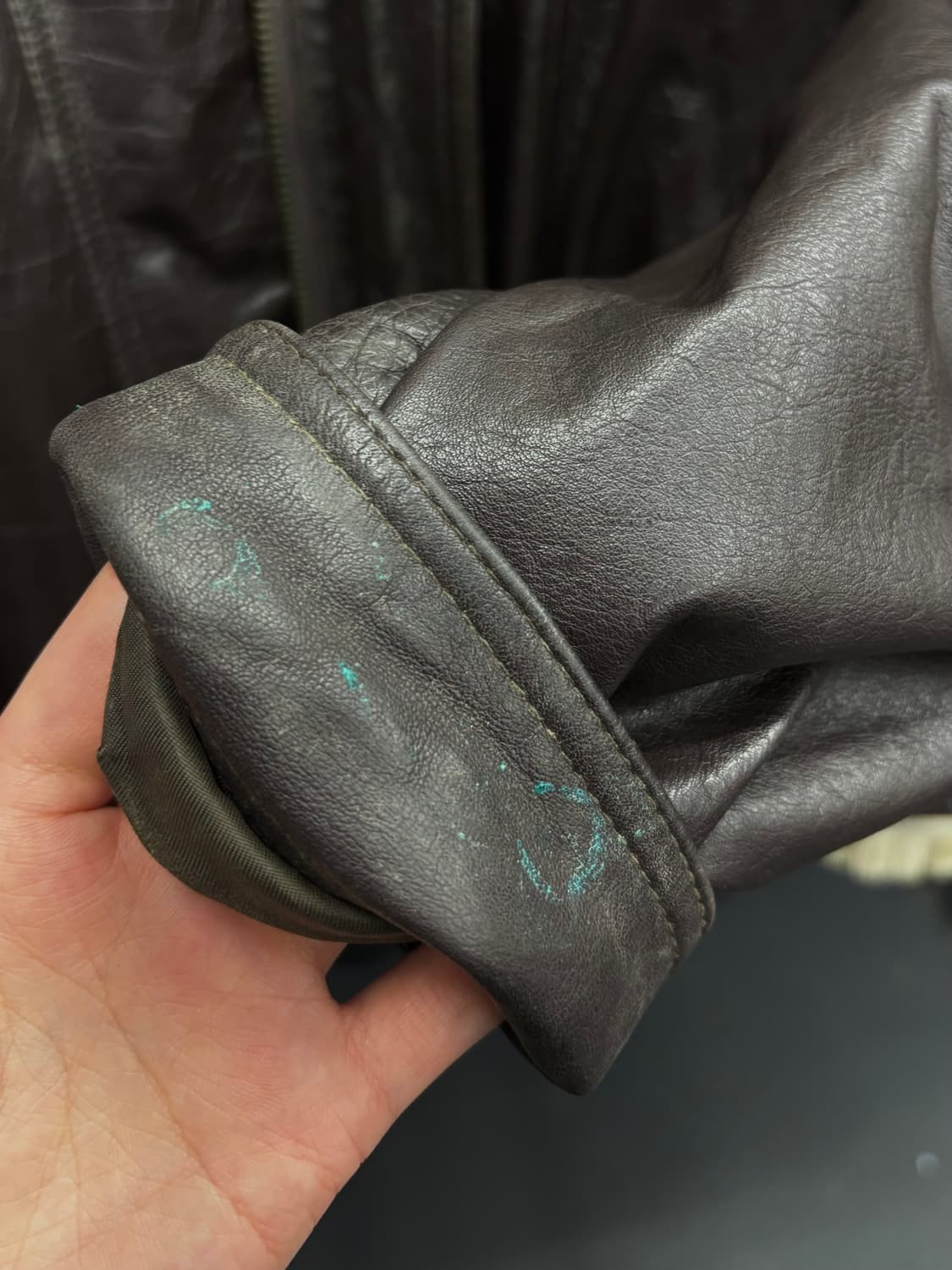 VTG 소가죽 퍼넥 가죽자켓 상품이미지6