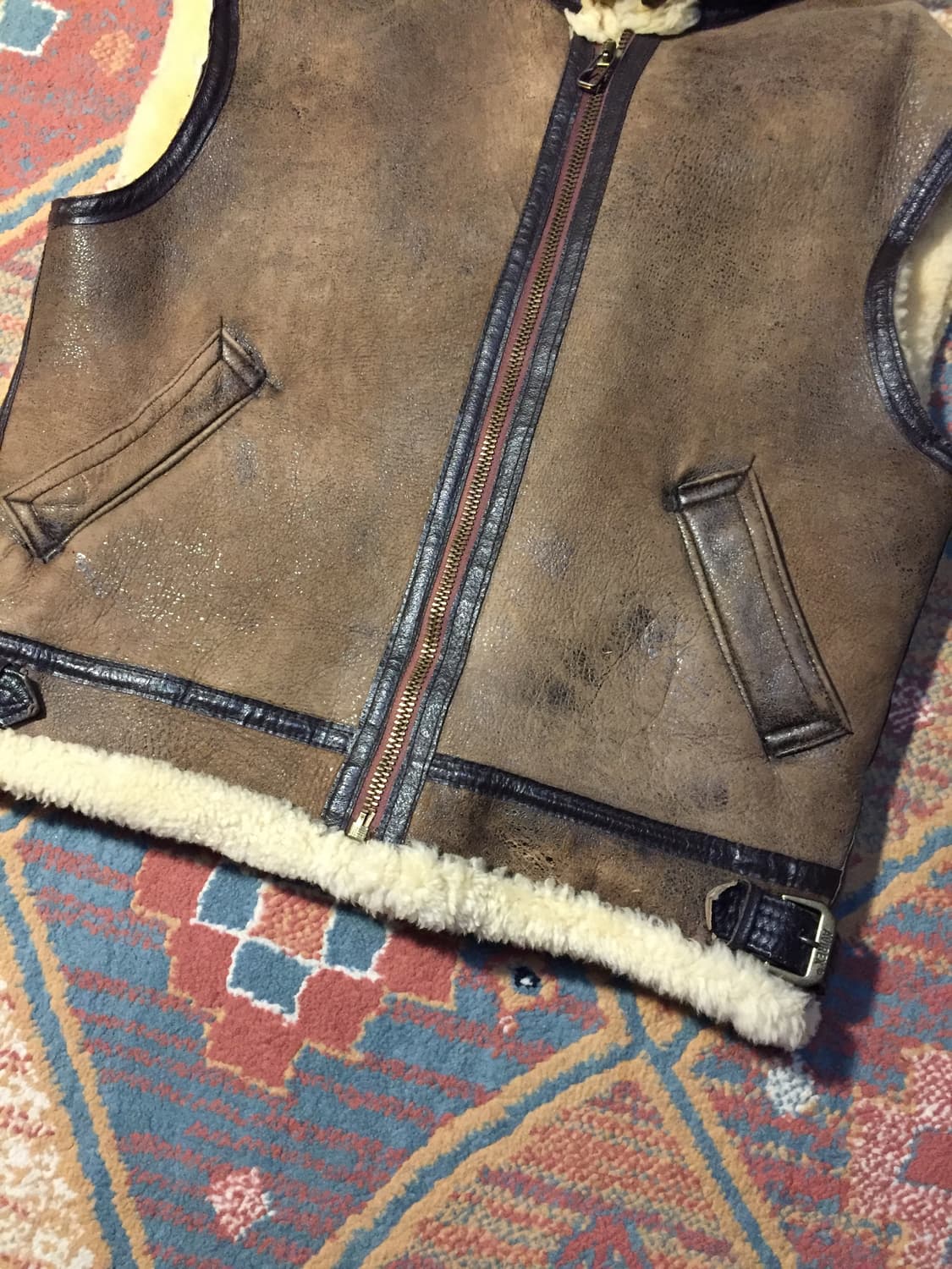 80‘s 아비렉스 무스탕 베스트 상품이미지4