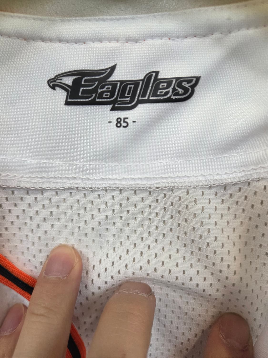 한화이글스 노마킹 유니폼 져지반팔 화이트 85 상품이미지3