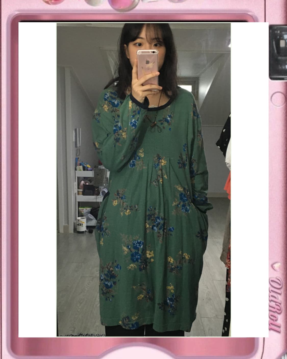 그린티 포레스트 롱슬리브 원피스 상품이미지3