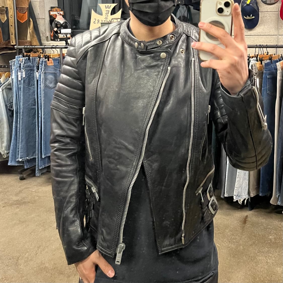 빈티지 가죽 라이더 자켓 (95) 상품이미지8