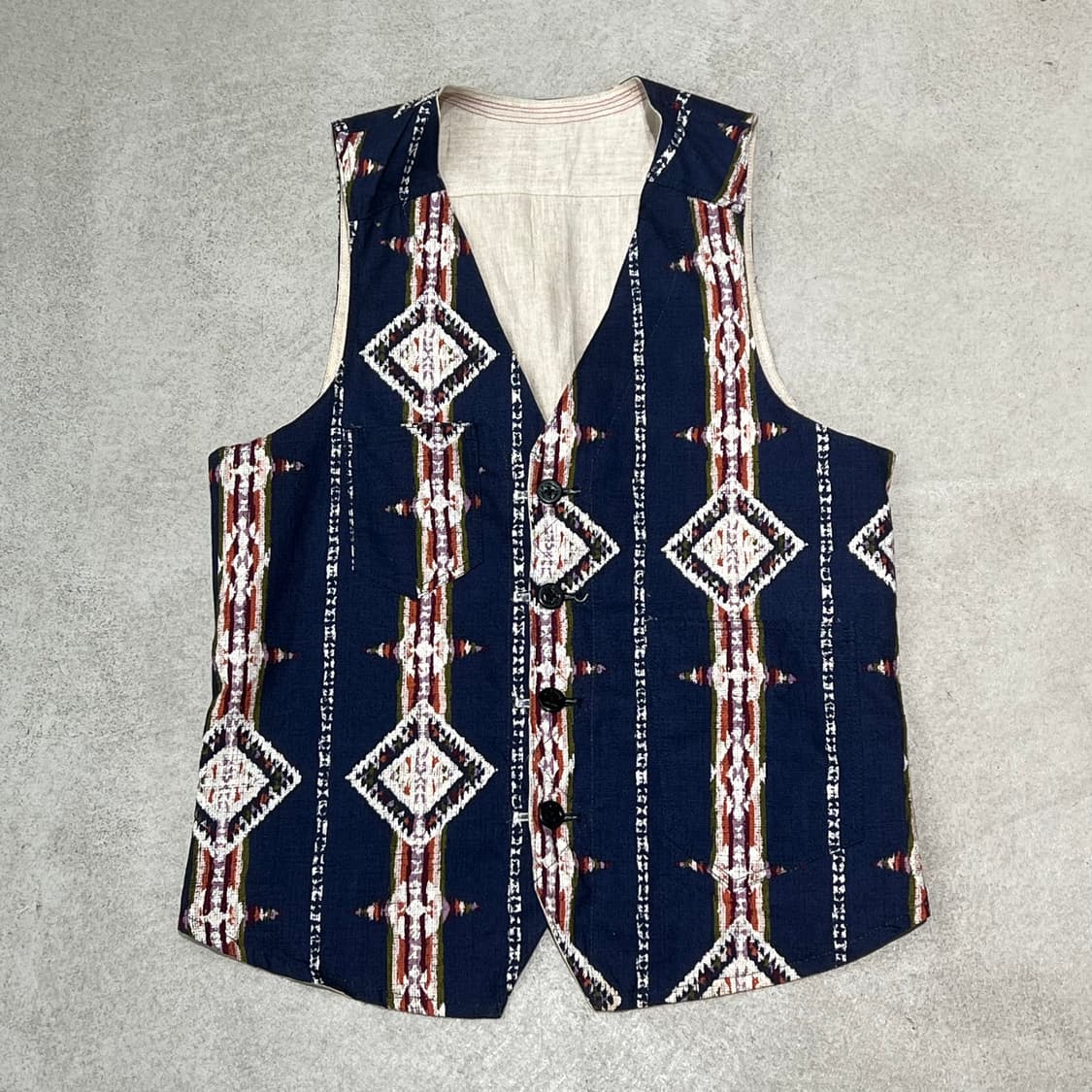 챠오패닉 리버시블 나바호 린넨베스트 s10702 상품이미지1