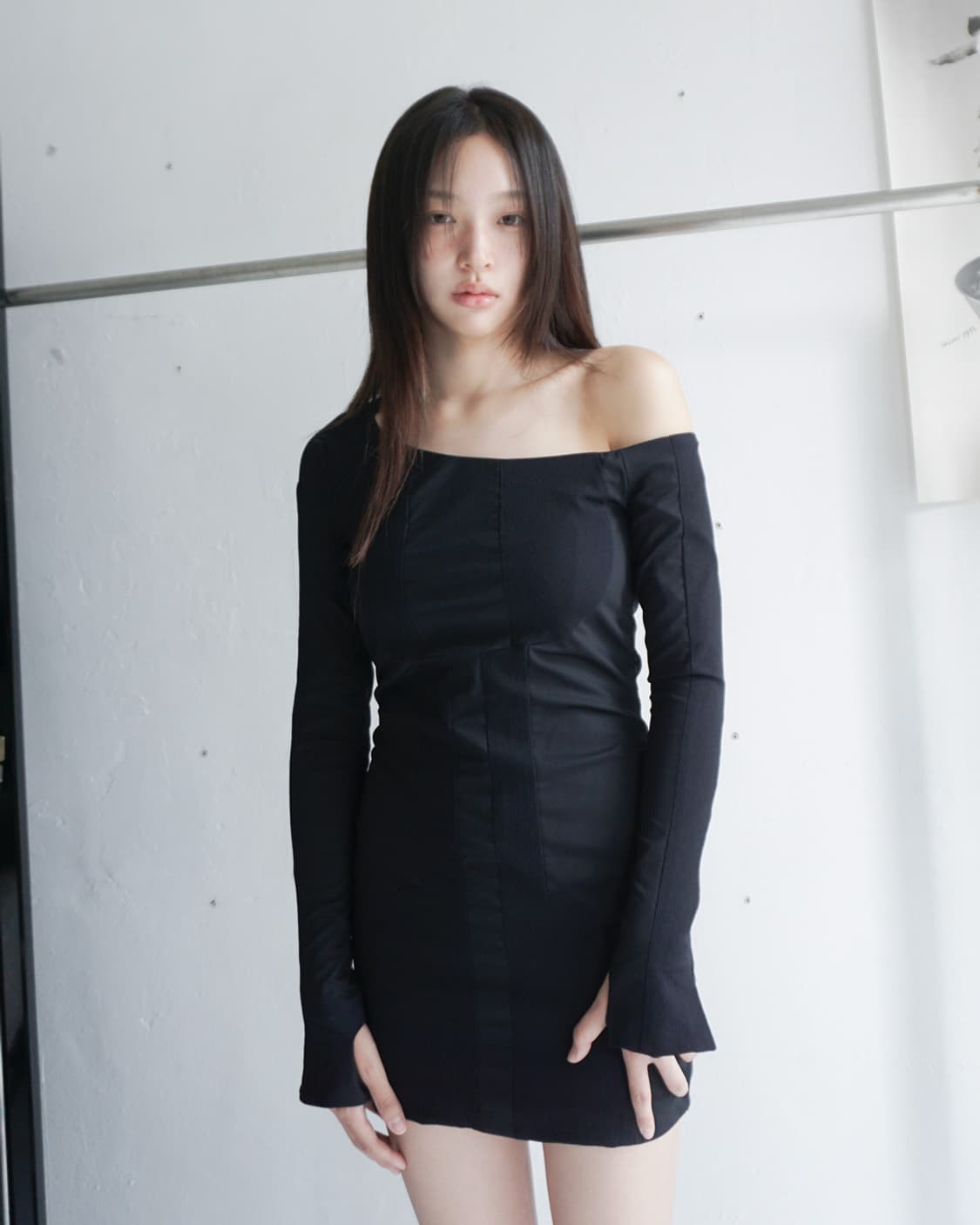 ACNE STUDIOS off-shoulder onepiece  상품이미지1