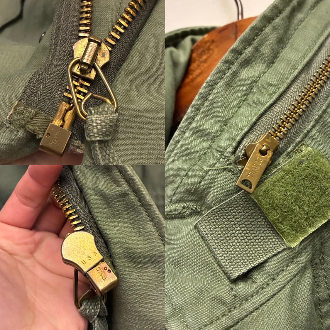 (S/R)80s USA ALPHA 알파인더스트리 민수용 m65 필드자켓 상품이미지8