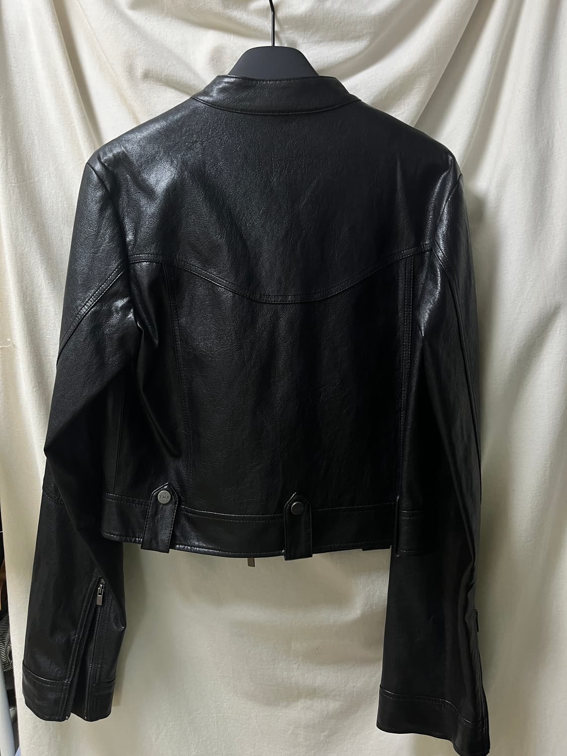 트리밍버드 스웨이드 크롭 바이커 자켓 OS 상품이미지5