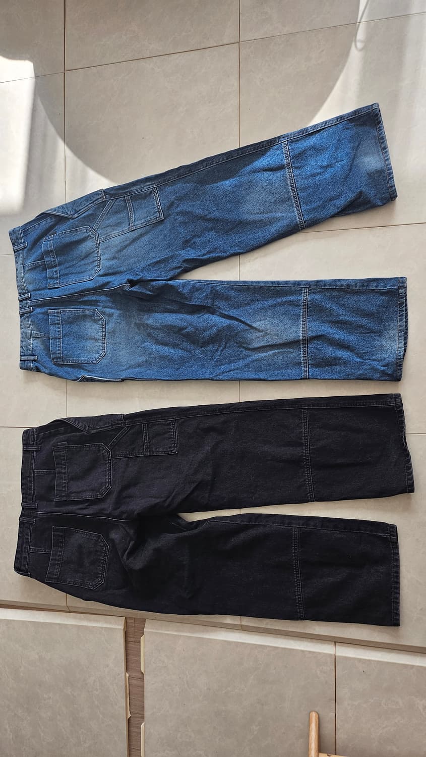 [46] 준지 카펜터 데님 팬츠 청바지 흑청 중청 상품이미지2