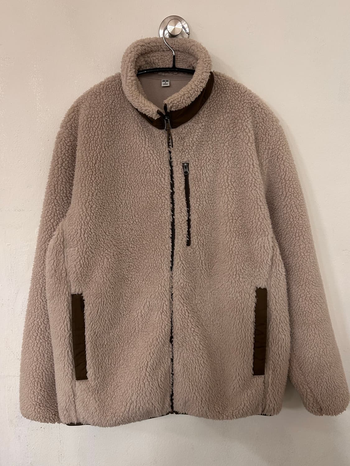 유니클로 플리스 자켓 베이지 m 상품이미지1